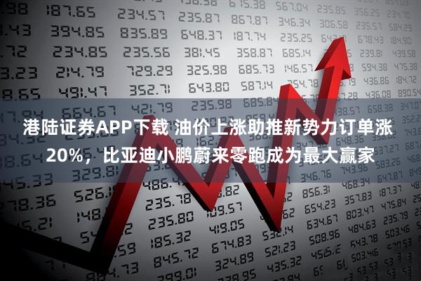 港陆证券APP下载 油价上涨助推新势力订单涨 20%,比亚迪小鹏蔚来零跑成为最大赢家