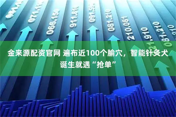 金来源配资官网 遍布近100个腧穴，智能针灸犬诞生就遇“抢单”
